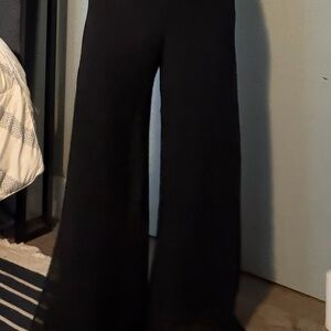 Alex Evenings Black Wide-Leg Pants